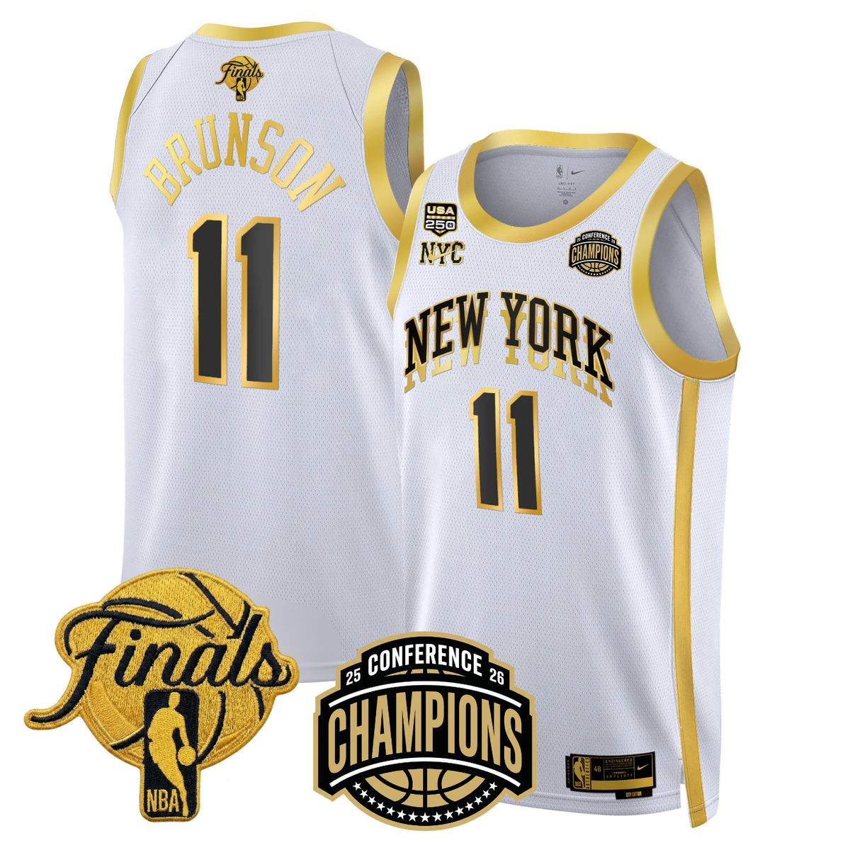 NYK 2026 Finals Limited Gold Jersey V2 - Stitched