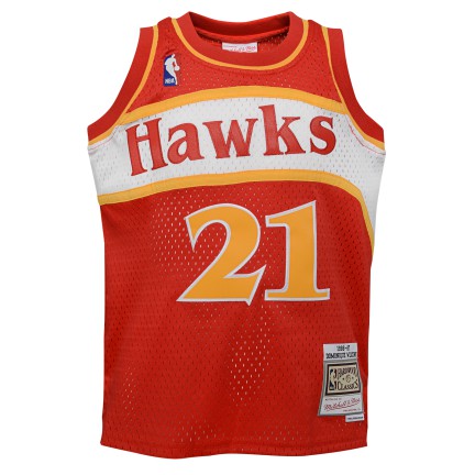 Dominique Wilkins Atlanta Hawks Mitchell & Ness Red 1986-87 Hardwood Classics Swingman Jersey