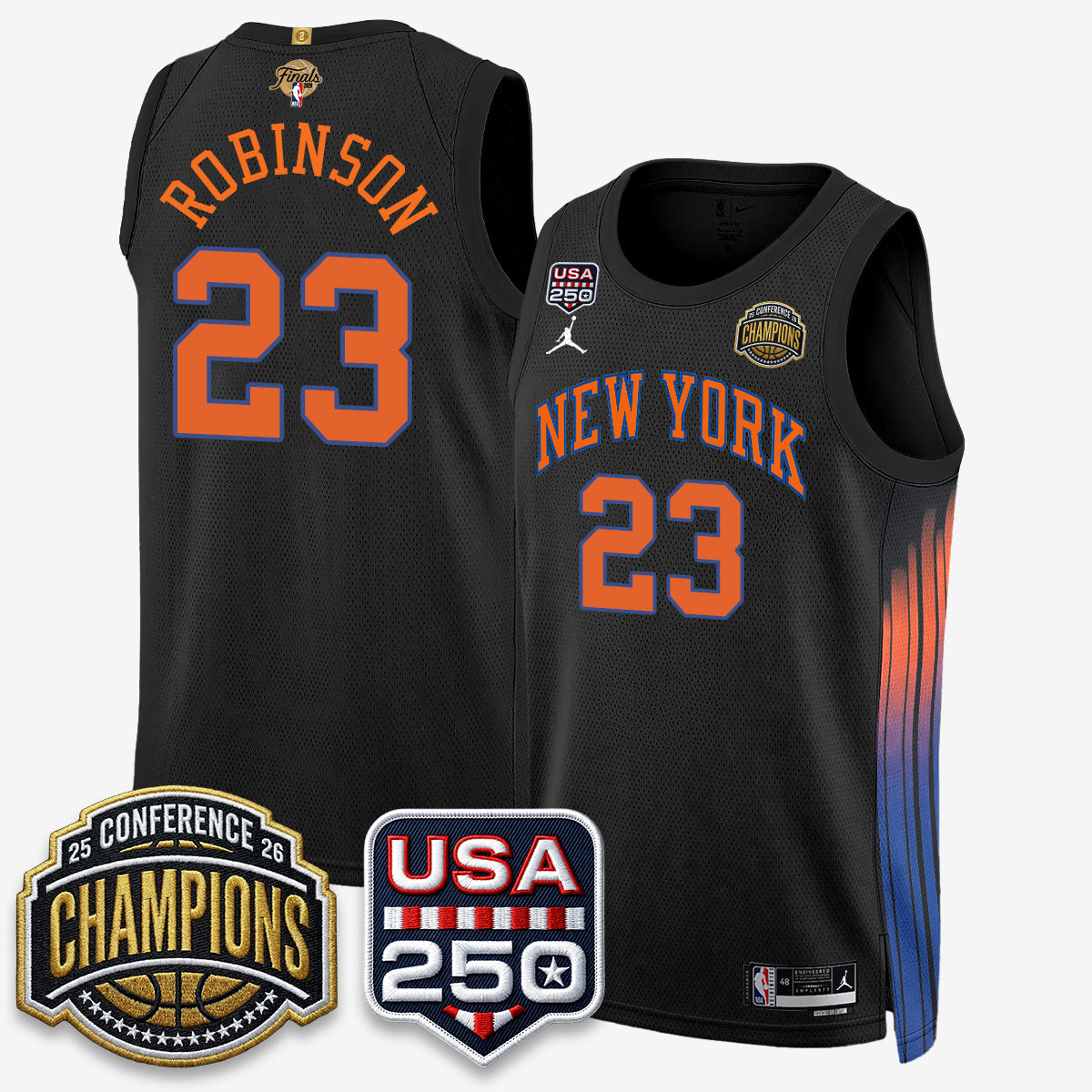 NYK 2026 NBA Eastern Conference Champions City Edition Jersey V2- Stitched (2)