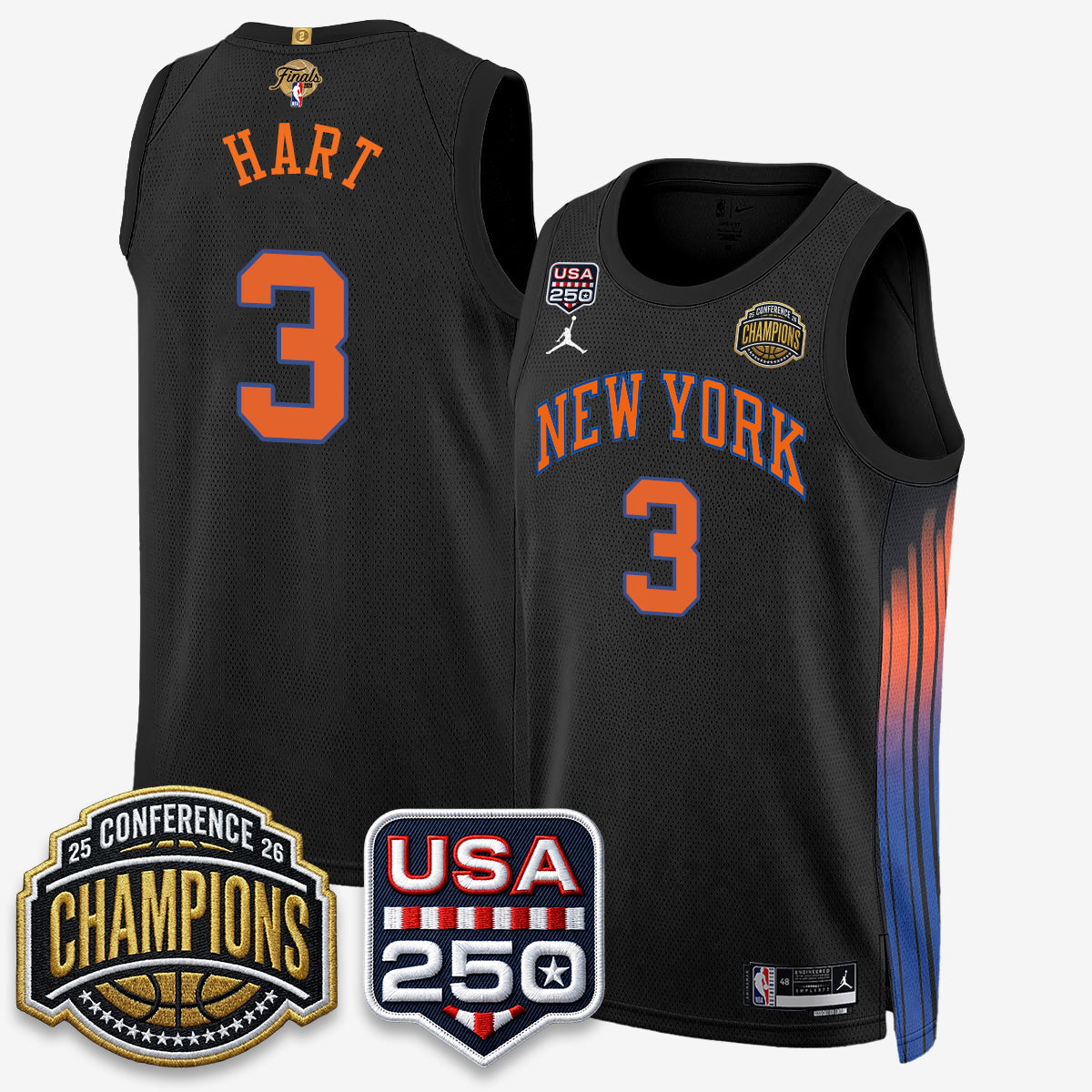 NYK 2026 NBA Eastern Conference Champions City Edition Jersey V2- Stitched (2)