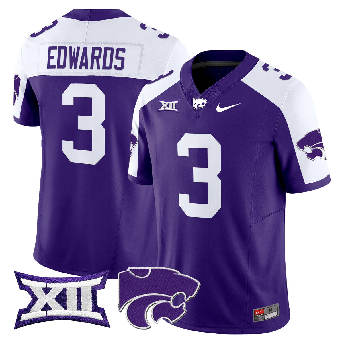 Women's Kansas State Wildcats 2025 Vapor Limited Jersey - All Stitched