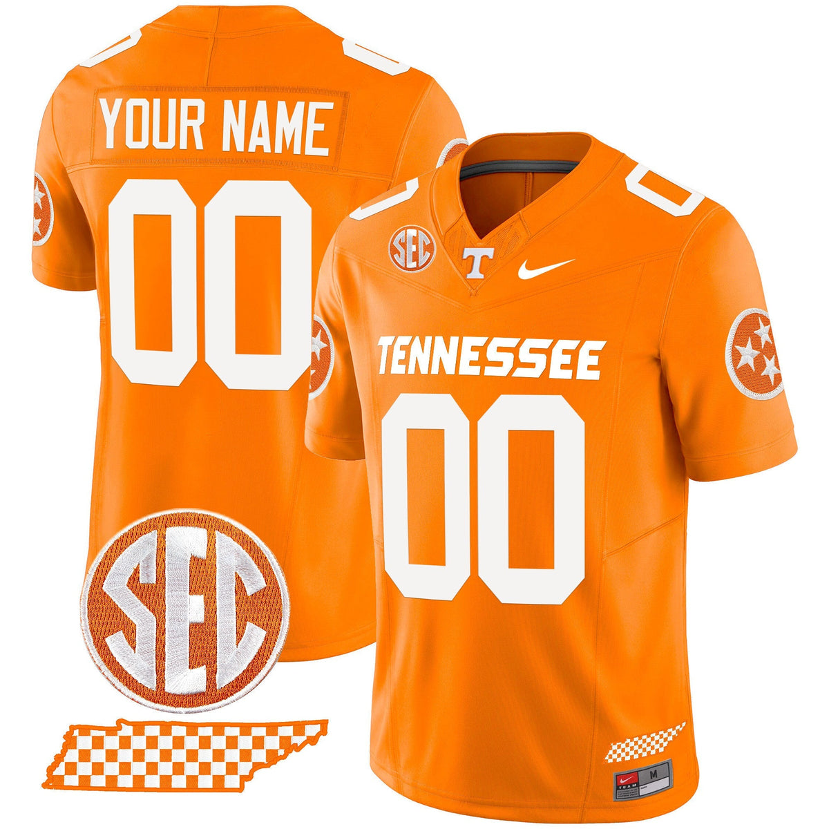 Tennessee Volunteers 2024 Vapor Limited Custom Jersey V2 - All Stitched