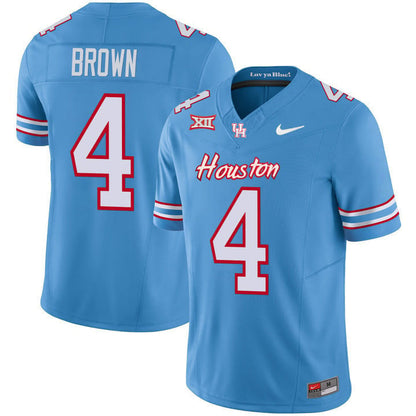 Youth's Houston Cougars 2023 Oilers Inspired Vapor Jersey - All Stitched