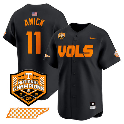 Women's Tennessee Volunteers 2024 National Champions Vapor Premier Limited Jersey V1 - All Stitched