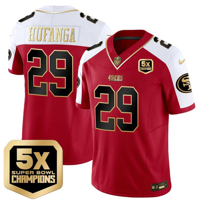 SF 5x Super Bowl Champions Vapor Limited Jersey - All Stitched