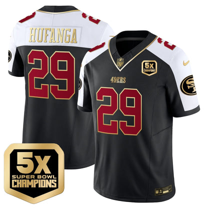 SF 5x Super Bowl Champions Vapor Limited Jersey - All Stitched