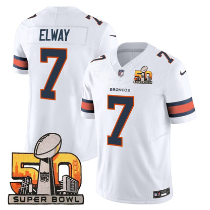 DB Super Bowl 50 Patch Vapor Limited Jersey