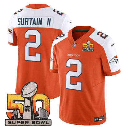 DB Super Bowl 50 Patch Vapor Limited Jersey