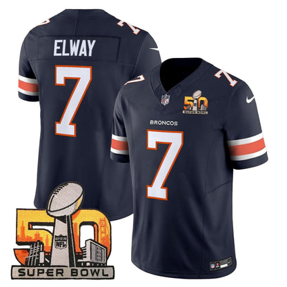 DB Super Bowl 50 Patch Vapor Limited Jersey