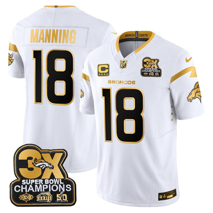 DB 3-Time Champions Patch Gold Vapor Limited Jersey