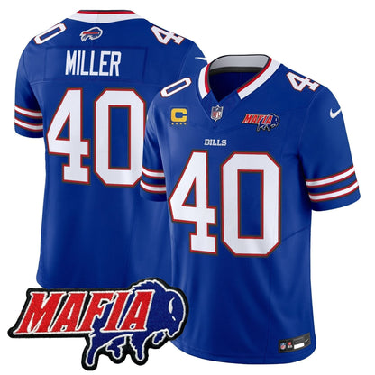BB 2024 BUF Mafia Patch Vapor Limited Jersey