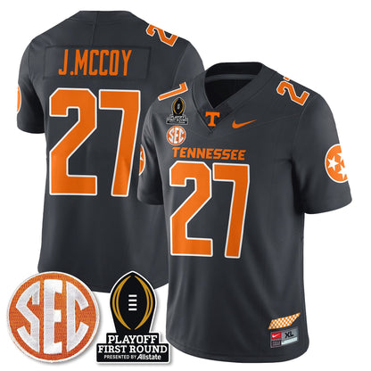 Men's Tennessee Volunteers Football Jersey - Playoff First Round Patch - All Stitched