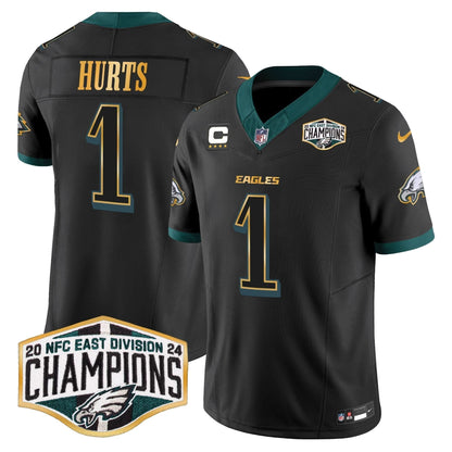 PHI 2024 NFC East Division Champions Gold Trim Vapor Limited Jersey