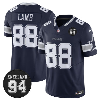 DAL #94 Marshawn Kneeland Memorial Patch Vapor Limited Jersey