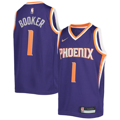 Devin Booker Phoenix Suns Nike Purple Icon Edition Swingman Jersey
