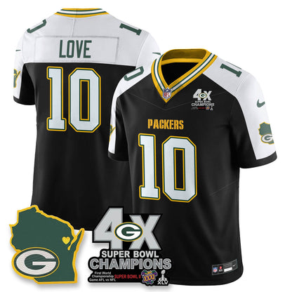 GB 4-Time Champions Patch Vapor Limited Jersey