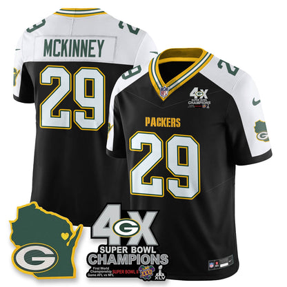 GB 4-Time Champions Patch Vapor Limited Jersey