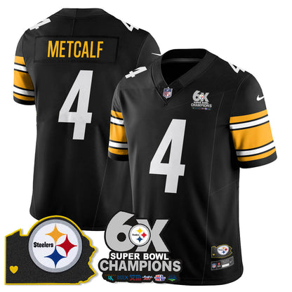 PIT 6-Time Champions Patch Vapor Limited Jersey