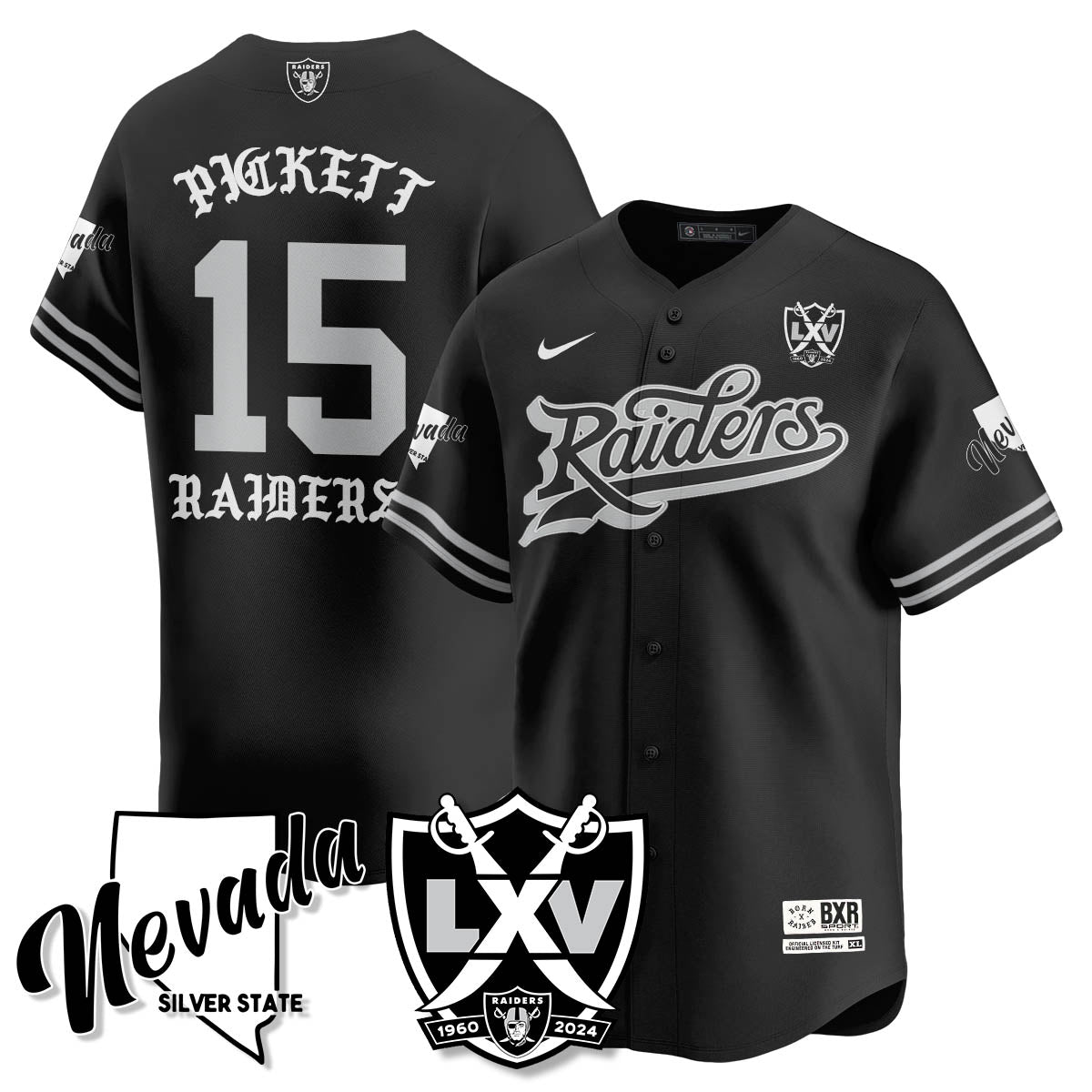 LVR Born x Raised Baseball Jersey - All Stitched