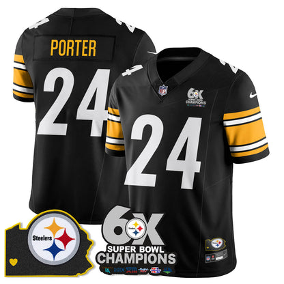 PIT 6-Time Champions Patch Vapor Limited Jersey