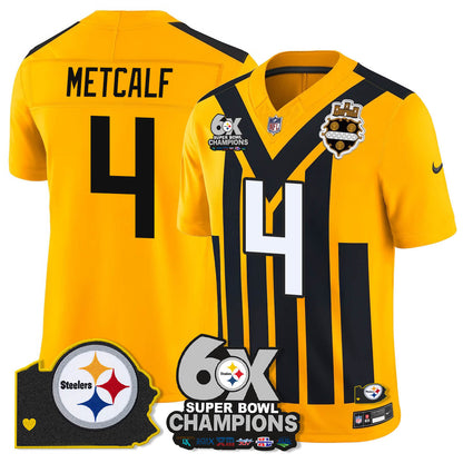PIT 6-Time Champions Patch Vapor Limited Jersey