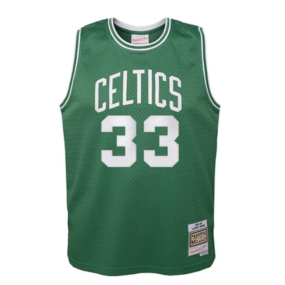 Boston Celtics Larry Bird Mitchell & Ness Kelly Green 1985-86 Hardwood Classics Swingman Jersey