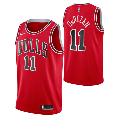 Chicago Bulls Demar Derozan Red Nike Swingman Icon Jersey