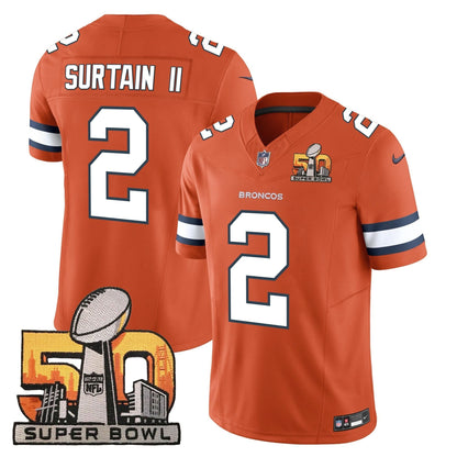 DB Super Bowl 50 Patch Vapor Jersey