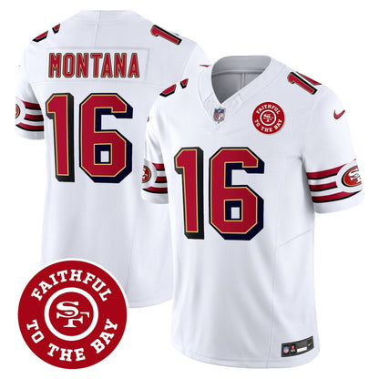 SF Throwback Faithful To The Bay Patch Vapor Limited Jersey
