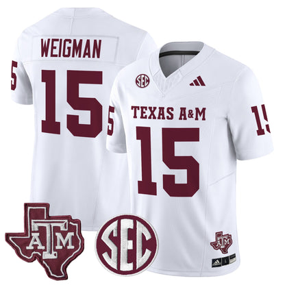Men's Texas A&M Aggies 2025 Vapor Limited Jersey - All Stitched