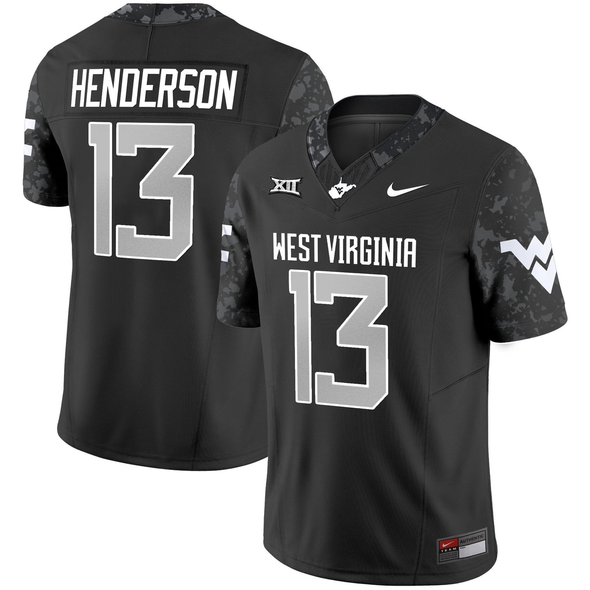 Women's West Virginia Mountaineers 2025 Coal Rush Vapor Limited Jersey - All Stitched