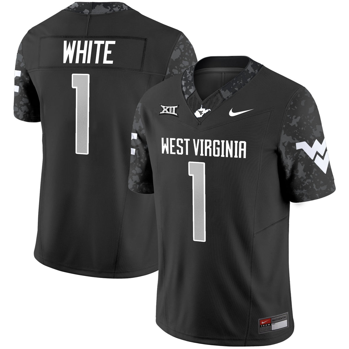 Women's West Virginia Mountaineers 2025 Coal Rush Vapor Limited Jersey - All Stitched