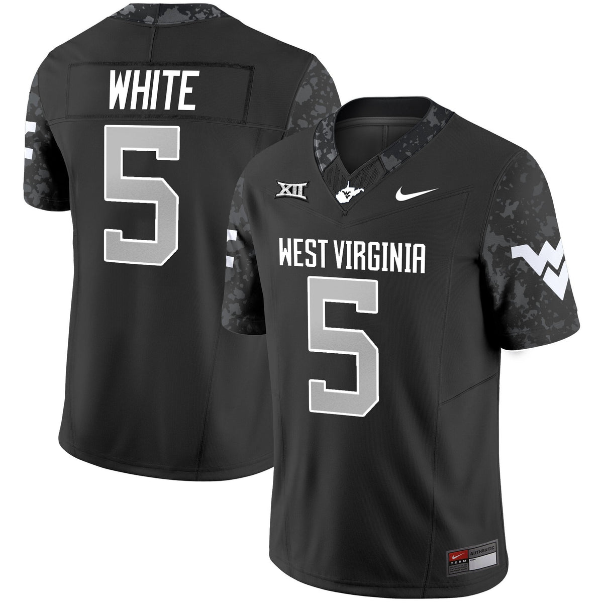 Women's West Virginia Mountaineers 2025 Coal Rush Vapor Limited Jersey - All Stitched