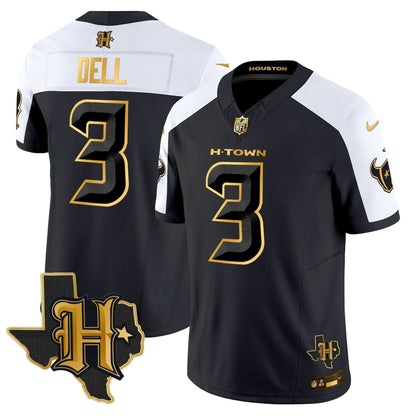 HT 2024 Texas Patch Gold Vapor Limited Jersey