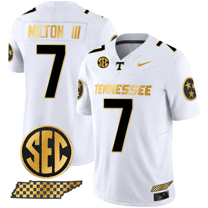 Men's Tennessee Volunteers 2024 Gold Vapor Premier Limited Jersey - All Stitched