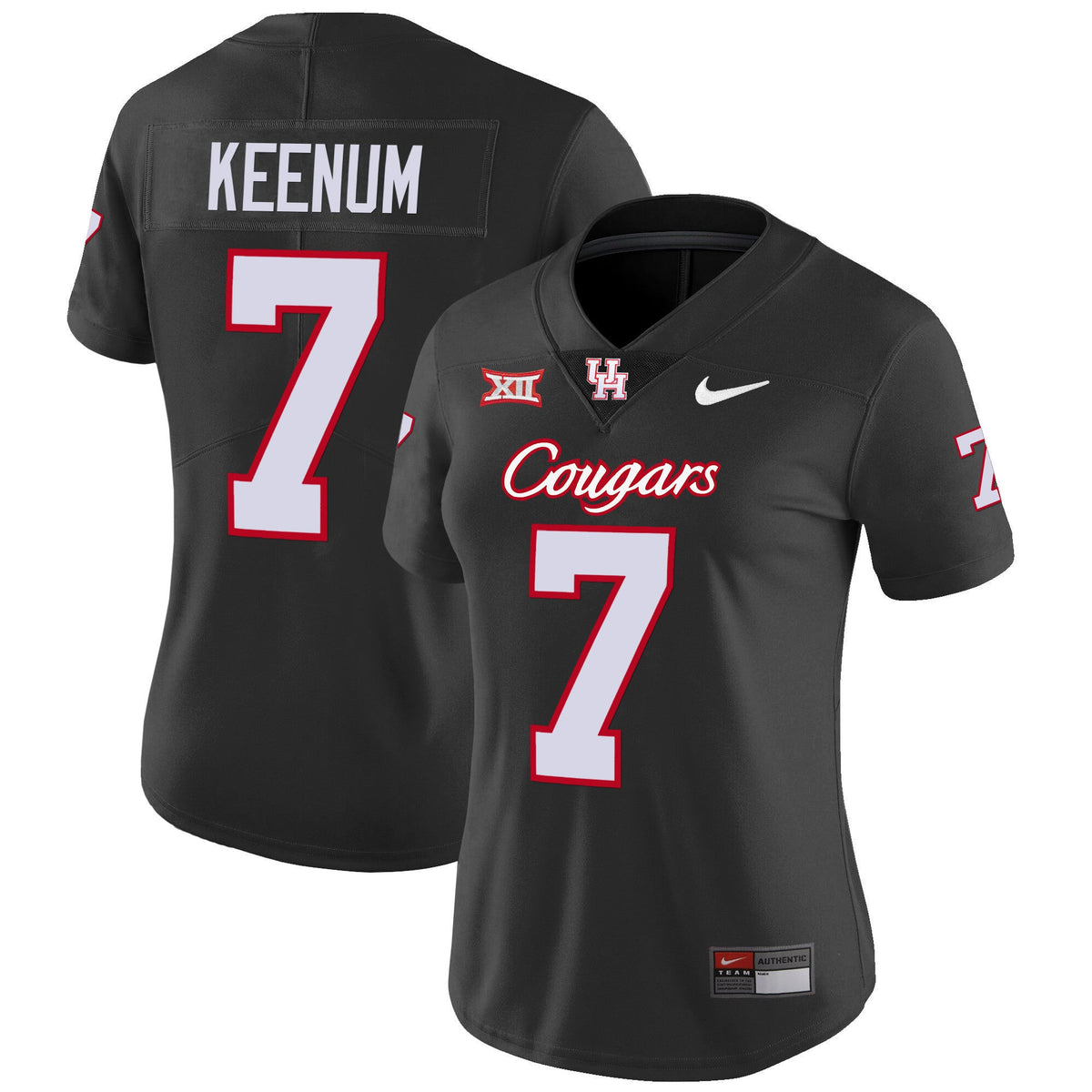 Women's Houston Cougars Oilers Inspired Vapor Jersey V4 - All Stitched