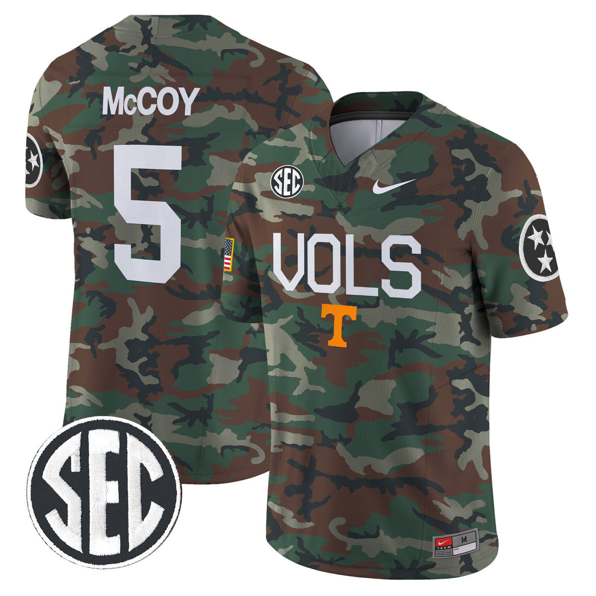 Tennessee Volunteers 2024 Military Vapor Limited Jersey - All Stitched