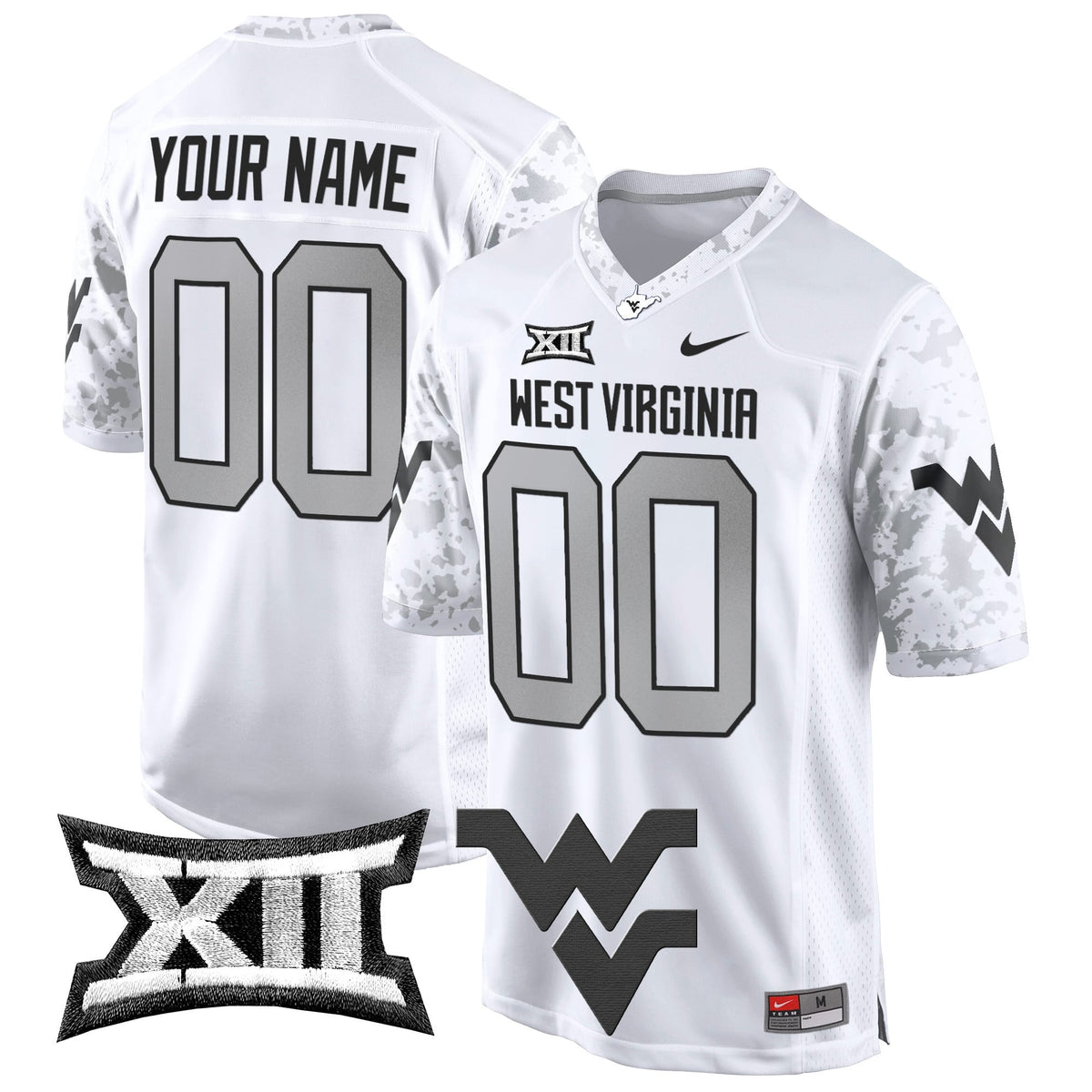 West Virginia Mountaineers 2024 Game Custom Jersey - All Stitched