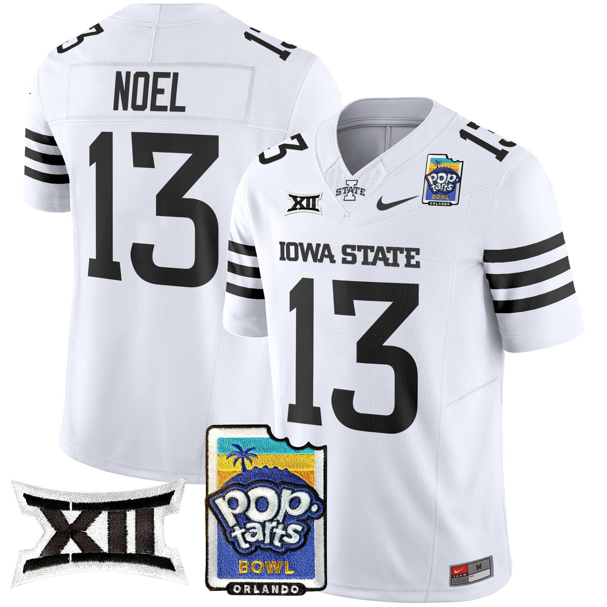 Men's Iowa State Cyclones 2025 PopTarts Bowl Patch Vapor Limited Jersey - All Stitched