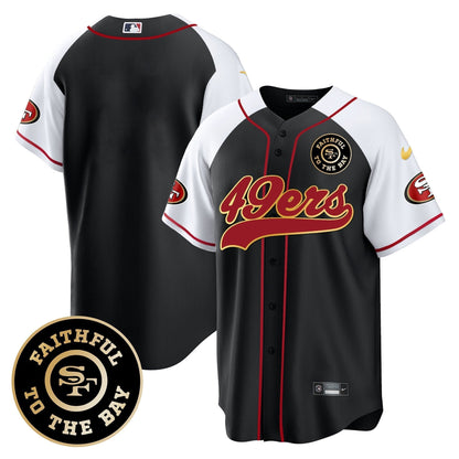 SF Faithful To The Bay Patch Baseball Jersey - All Stitched