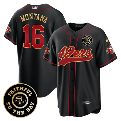 SF Faithful To The Bay Patch Baseball Jersey - All Stitched