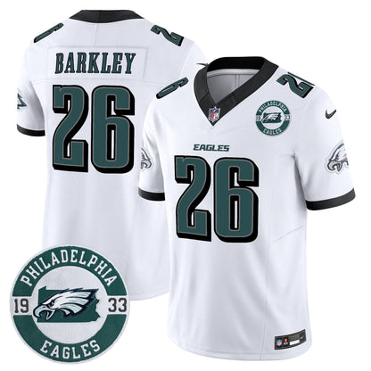 Eagles 2024 Vapor Limited Jersey - Est. 1933 Patch - All Stitched